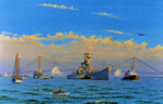 "The Homecoming" - James Flood - USS New Jersey Naval Art